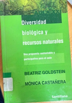 Portada de Diversidad biológica y recursos naturales