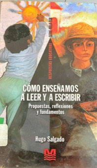 Portada de Cómo enseñarnos a leer y a escribir